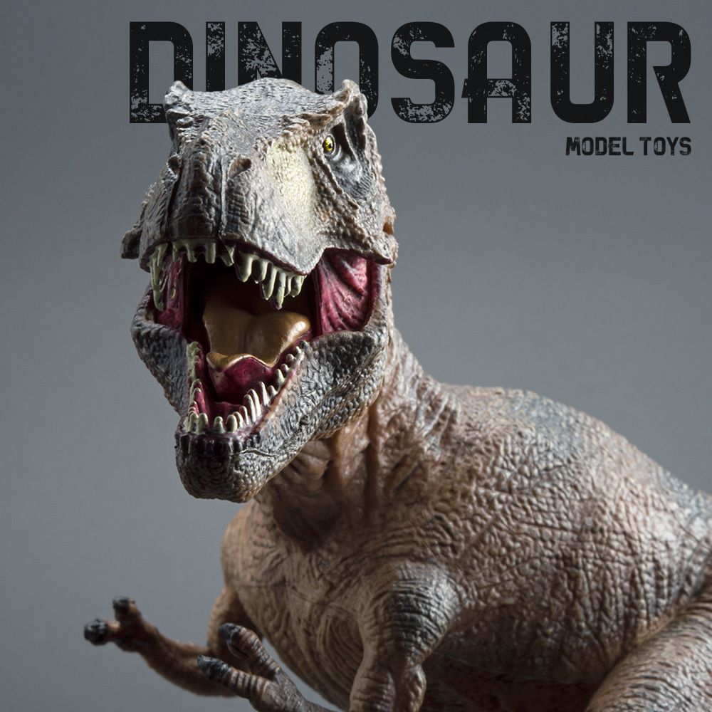 Art Craft Dinosaur - Realistische Tyrannosaurus Rex Dinosaurier-Spielzeuge, Hartgummi-Figur, Tischdekoration,