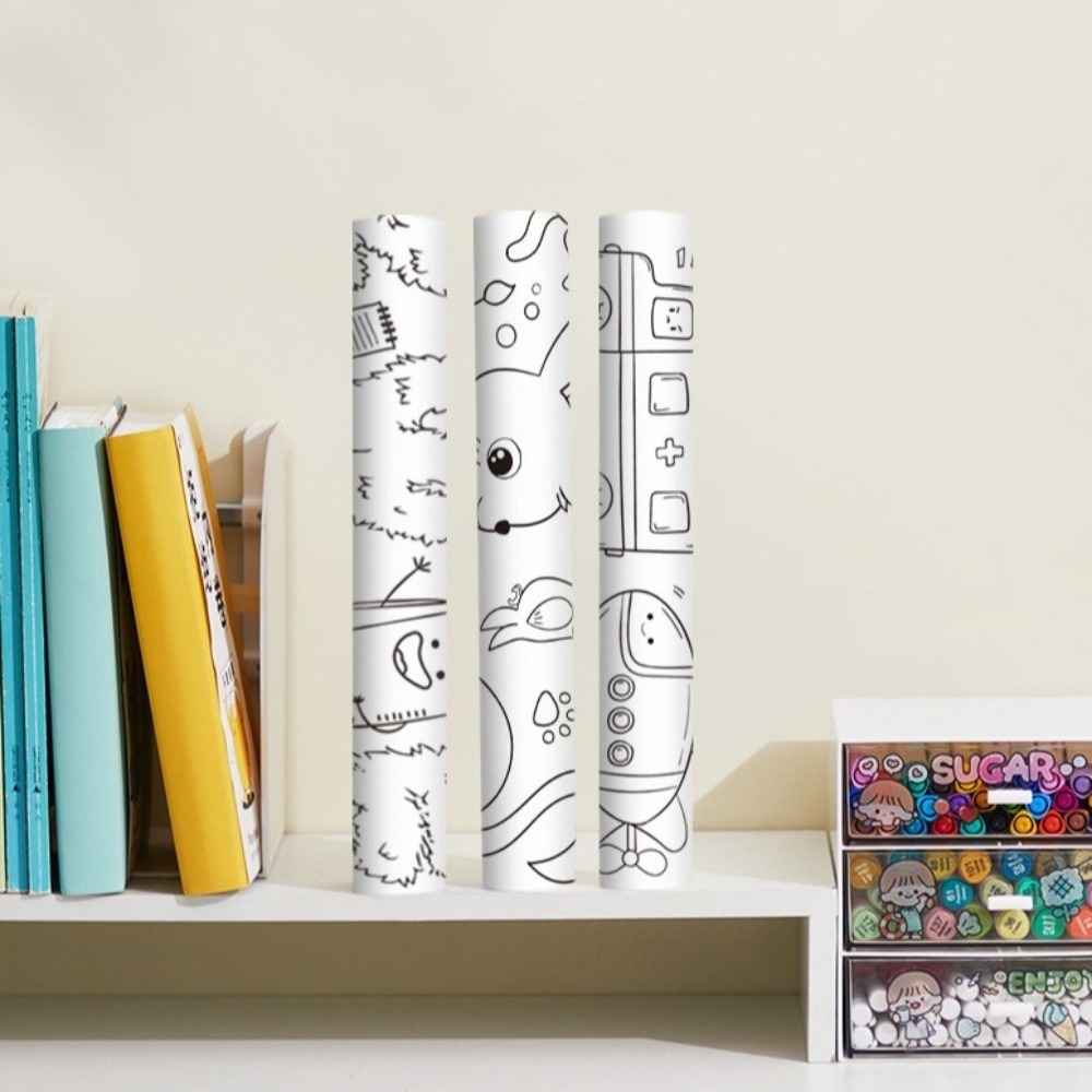 Art Craft Book - Lustige 3 m große Malerei-Graffiti-Rolle, DIY-Farbfüllung,