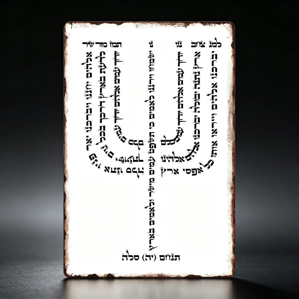 Art & Craft Paper Ideas - CIFBUY Vintage Hebräisches YHVH Aluminium-Wandschild, Wasserdicht,