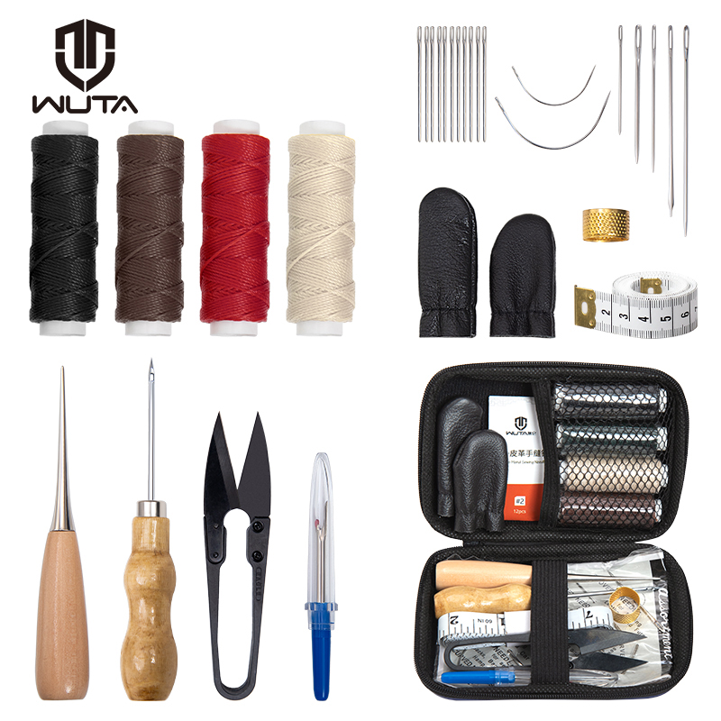 Leather Tooling Kit - WUTA Leder-Reparatur-Set, Schuhnähen, Möbel, Sofa, Reparatur,
