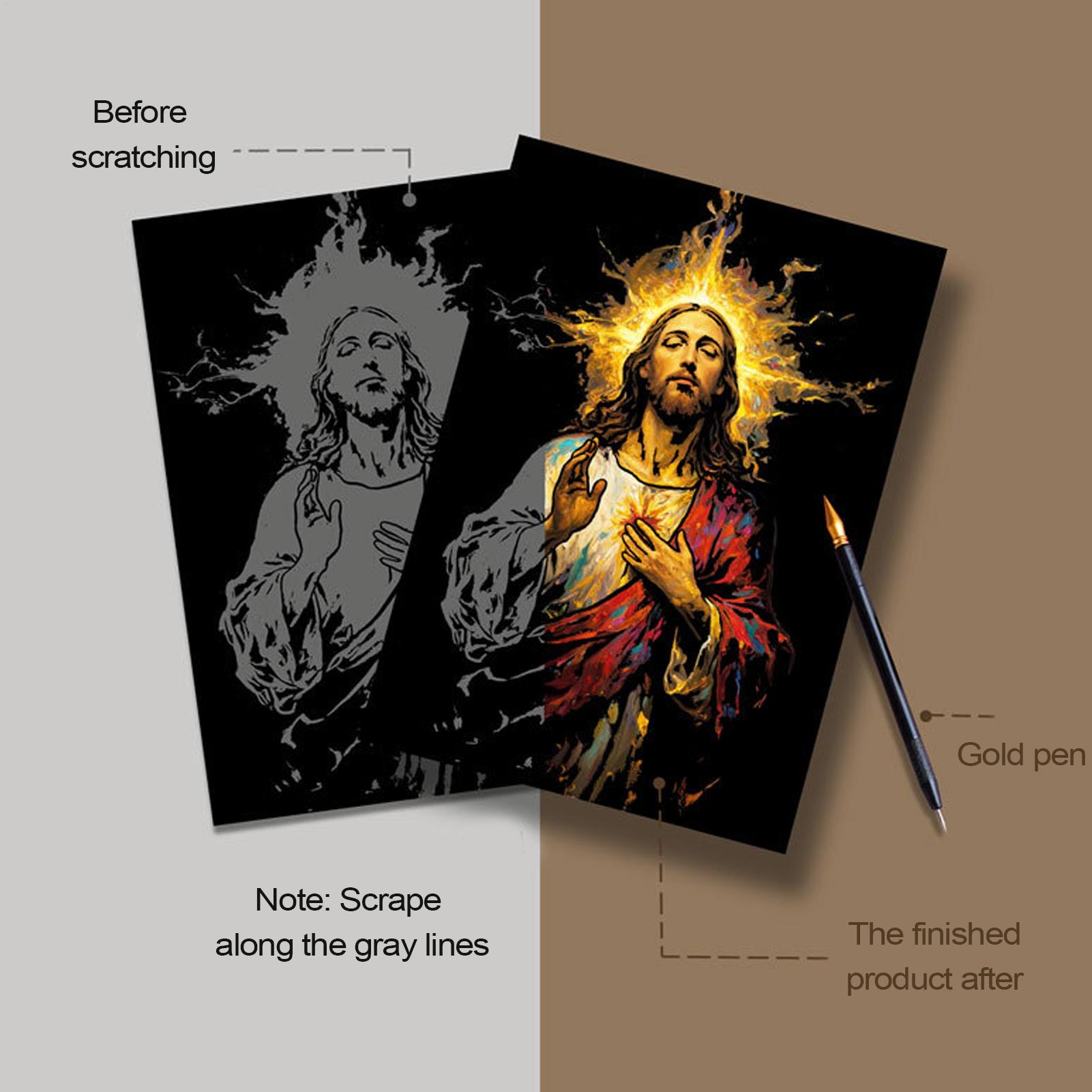 Kratzbuch Jesus Kratzmalerei 1 – Art Craft Book Bewertung und Preis