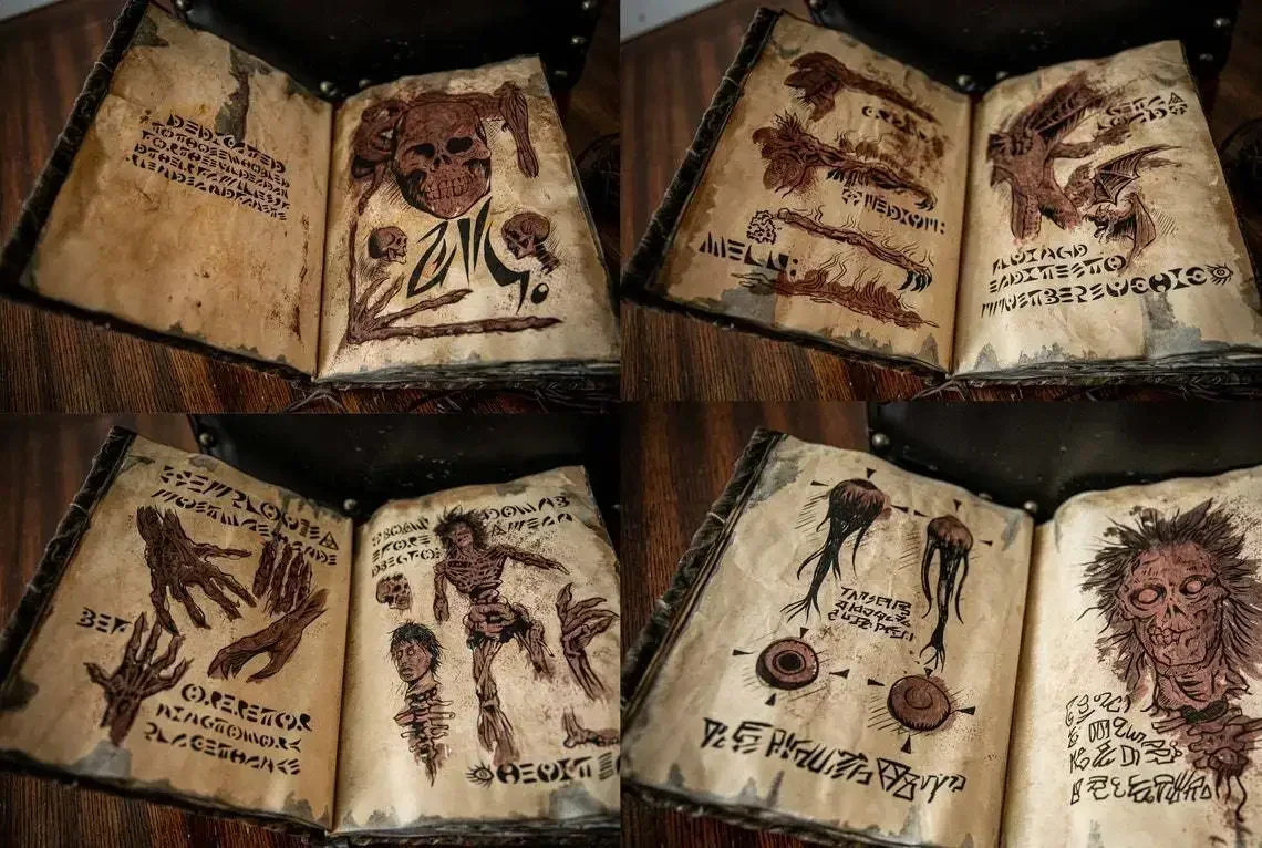 Vintage Necronomicon - Buch de – Art Craft Book Bewertung und Preis