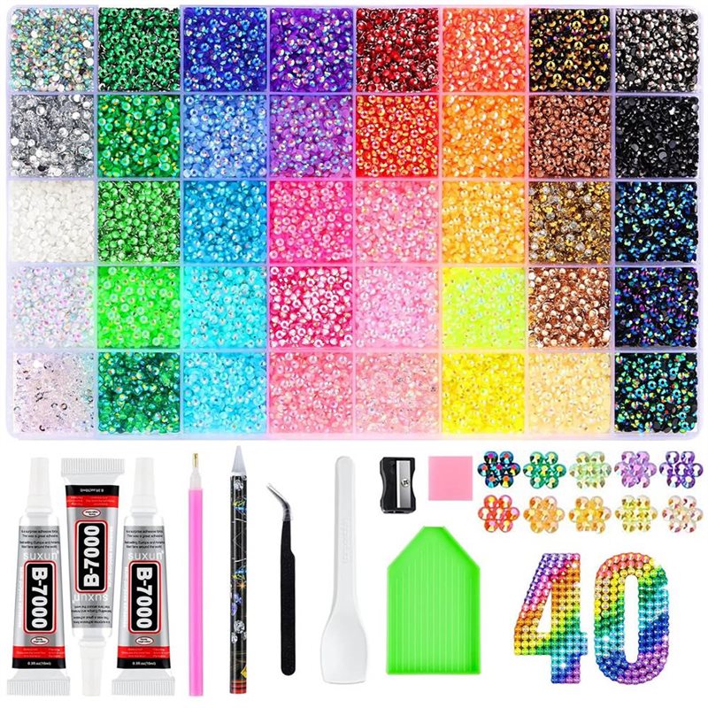 Strass-Harz-Jelly-Perlen 3MM 4 – Art Craft Book Bewertung und Preis