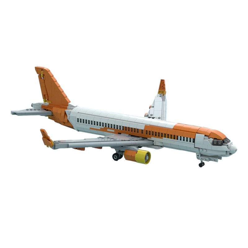 1100 Stück MOC Easy Jet Airbus – Art Craft Easy Ideas Bewertung und Preis