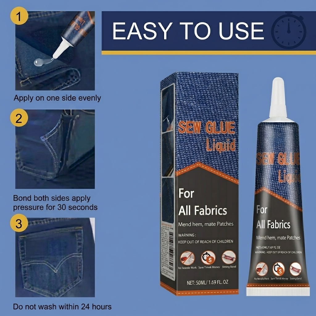 50 ml Stoff-Nähkleber, schnell – Leather Tooling Kit Bewertung und Preis