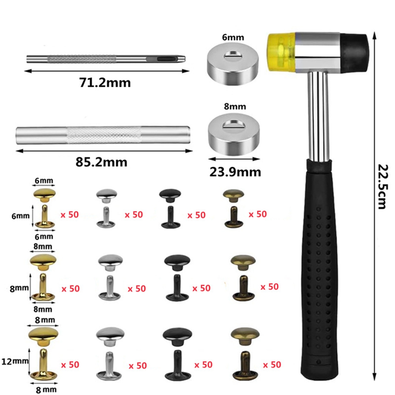 ABWP-Ledernieten, 600-teilig,  – Leather Tooling Kit Bewertung und Preis