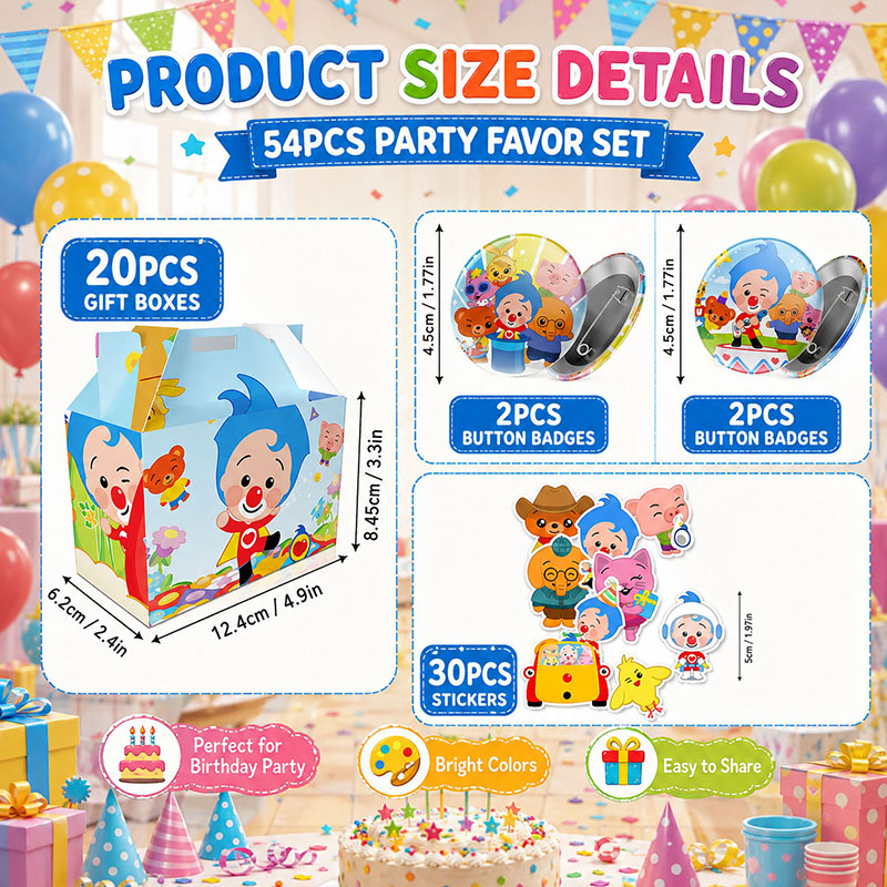 Clown-Cartoon-Muster Papierbox – Art Craft Halloween Bewertung und Preis