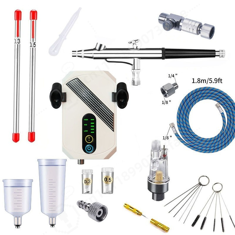 Mini-Airbrush-Kompressor-Set,  – Art Craft Model Bewertung und Preis
