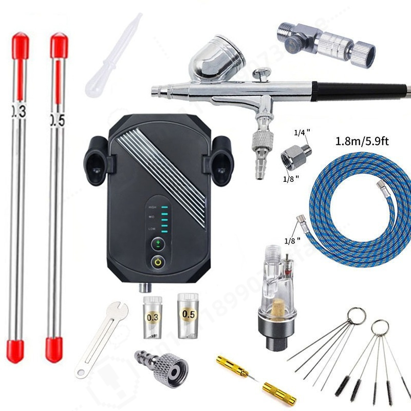 Mini-Airbrush-Kompressor-Set,  – Art Craft Model Bewertung und Preis