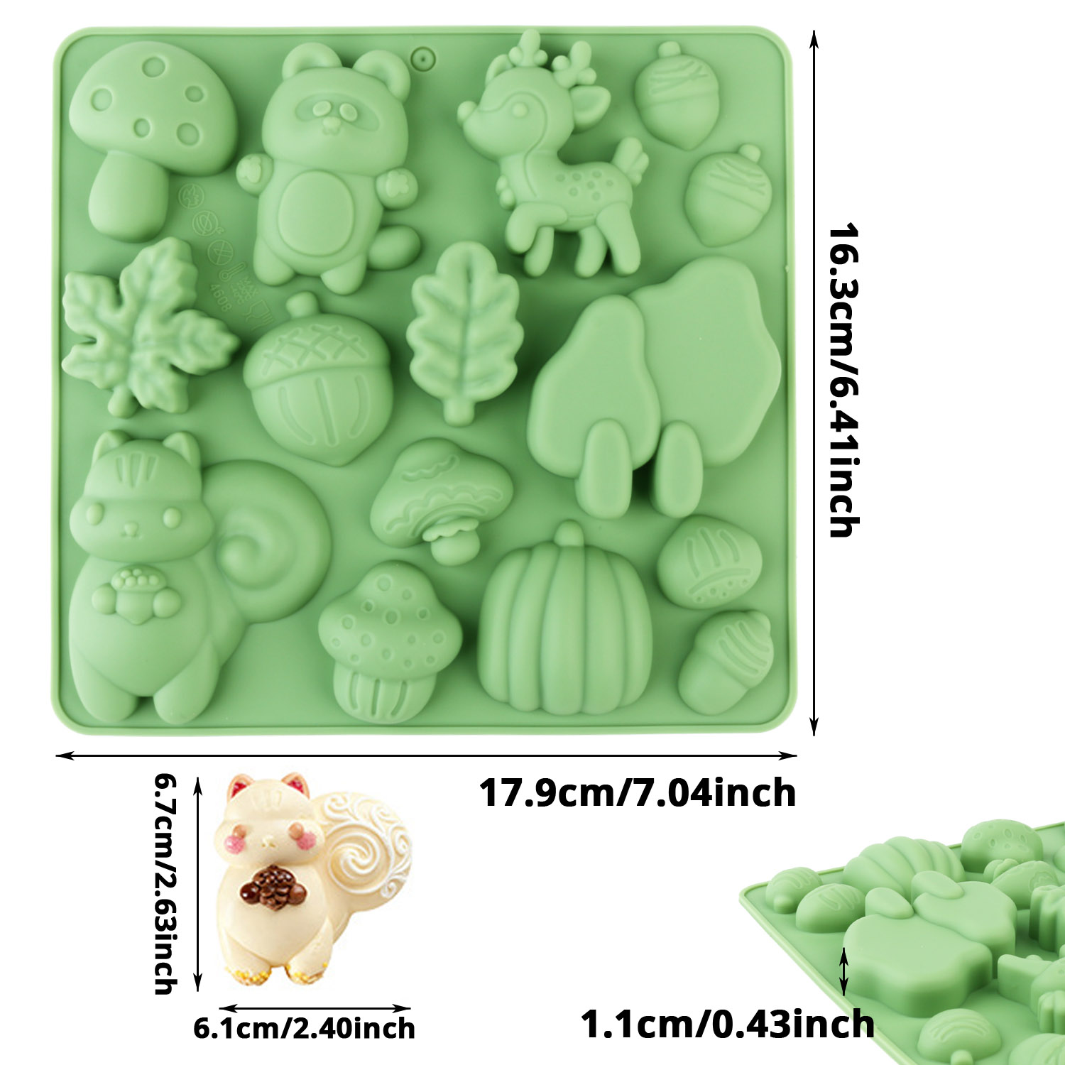 1 Silikon-Kuchenform in Tierfo – Art Craft Model Bewertung und Preis