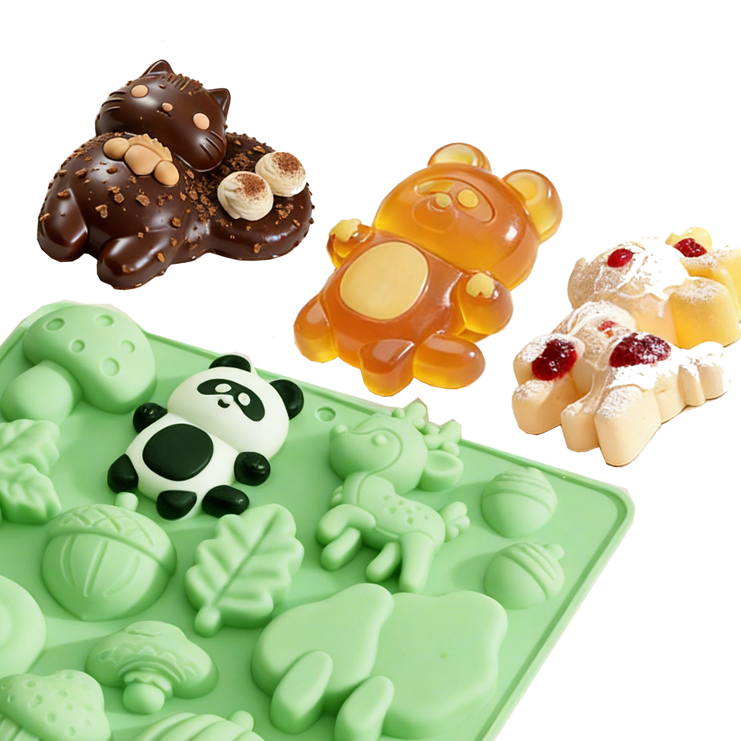 1 Silikon-Kuchenform in Tierfo – Art Craft Model Bewertung und Preis