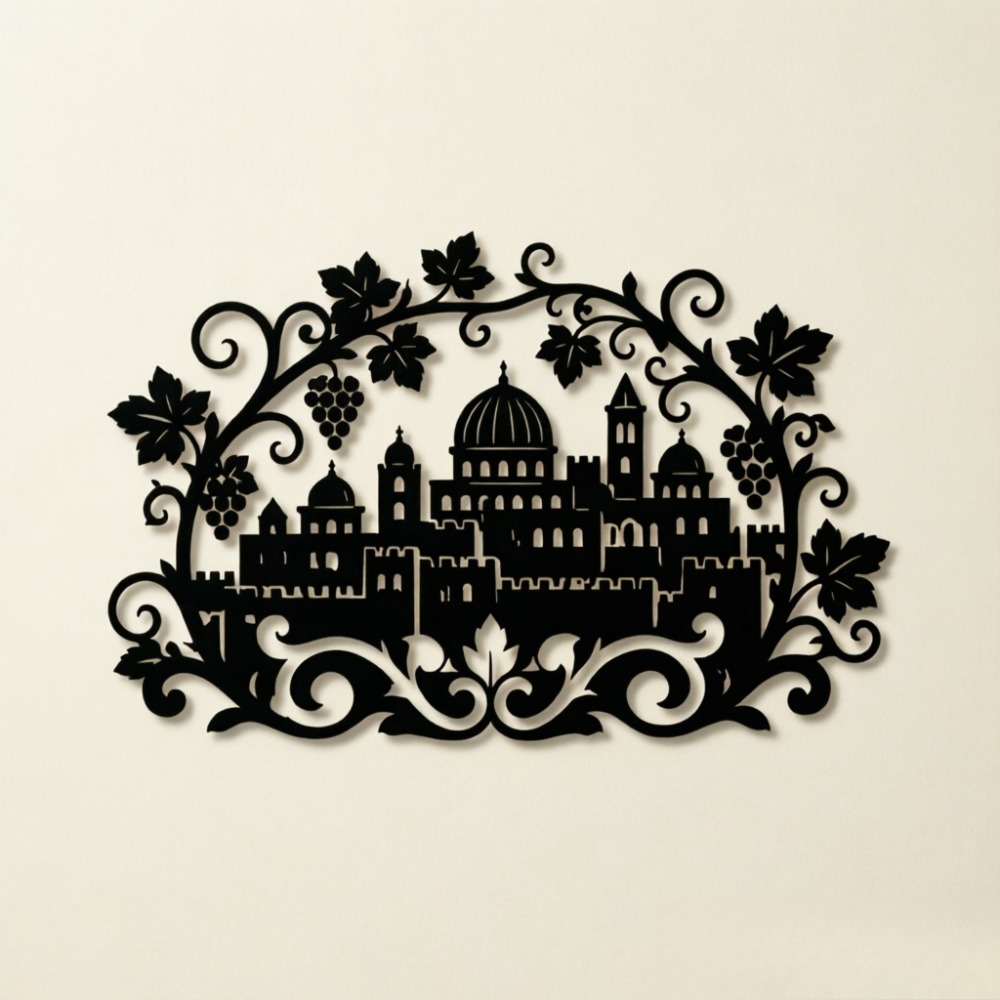 CIFBUY Eisen-Wandkunst Jerusal – Art & Craft Paper Ideas Bewertung und Preis