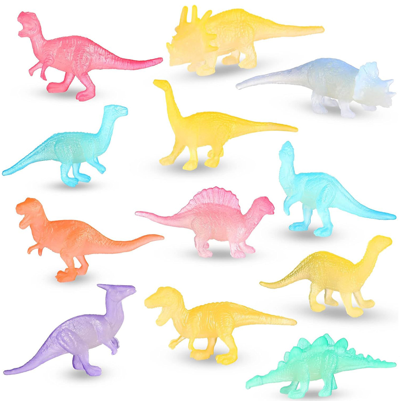 12 Stück im Dunkeln leuchtende – Art Craft Dinosaur Bewertung und Preis