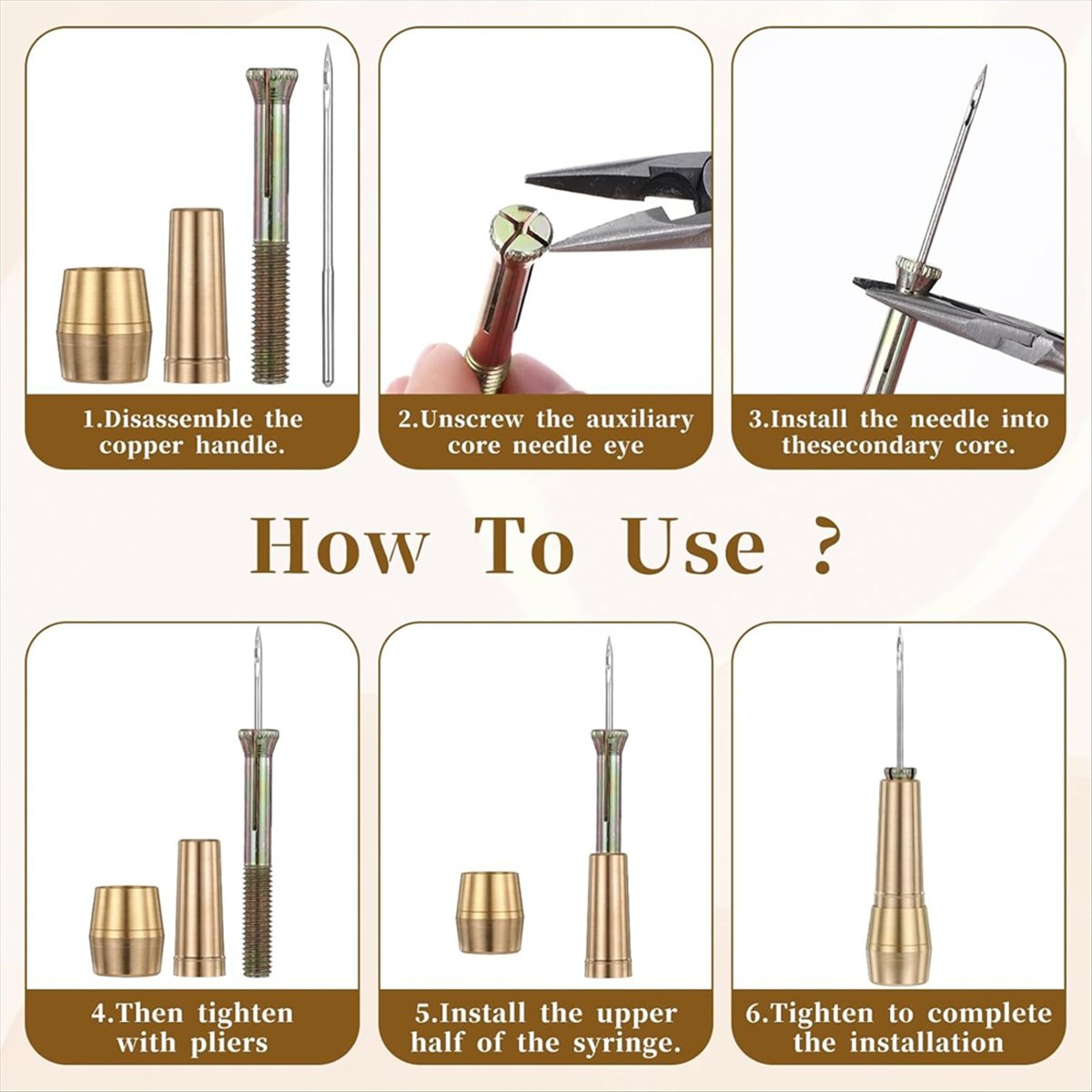 9-teiliges Leder-Nähahle-Set m – Leather Tooling Kit Bewertung und Preis