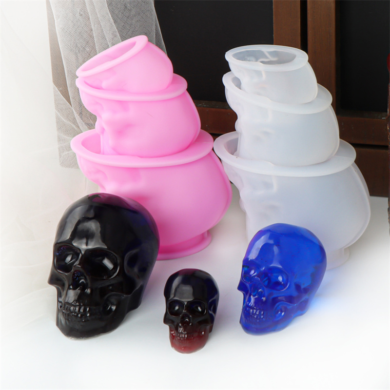 Weiße und rosa Totenkopf-Kerze – Art Craft Halloween Bewertung und Preis